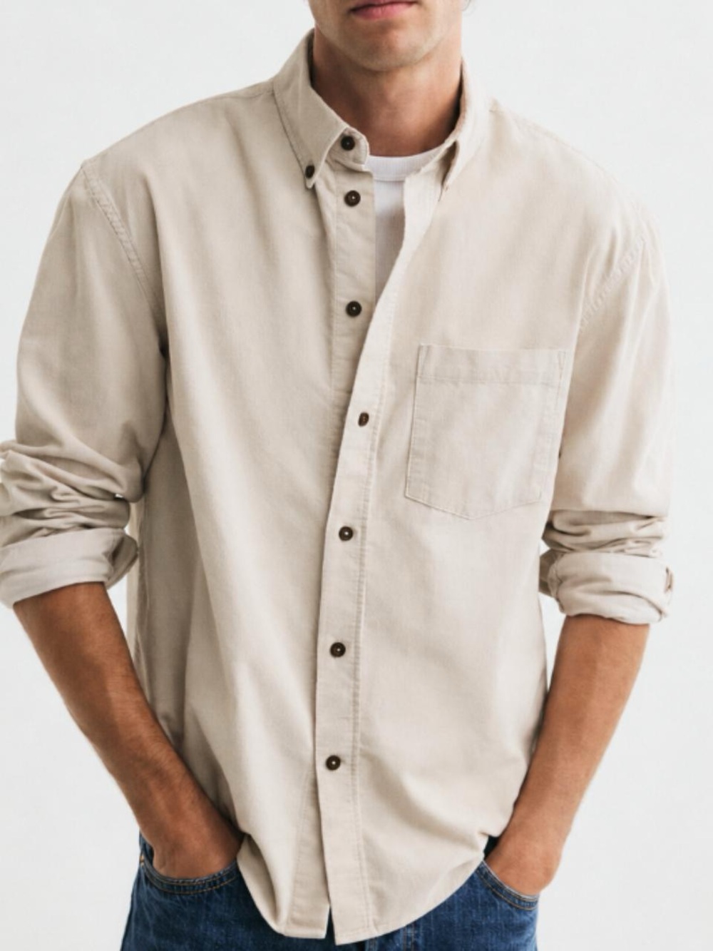 J.Crew Men's Rugged Button-Down Shirt
